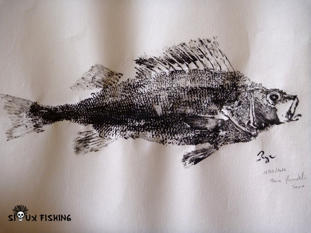 Gyotaku de perche