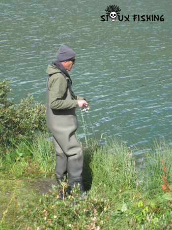 Pêche au lac de Tignes