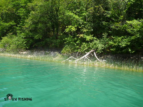 Pêche en kayak au Lac Chalain