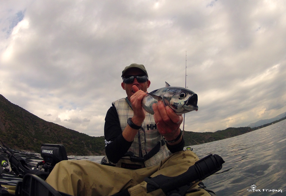 Bonite prise en kayak