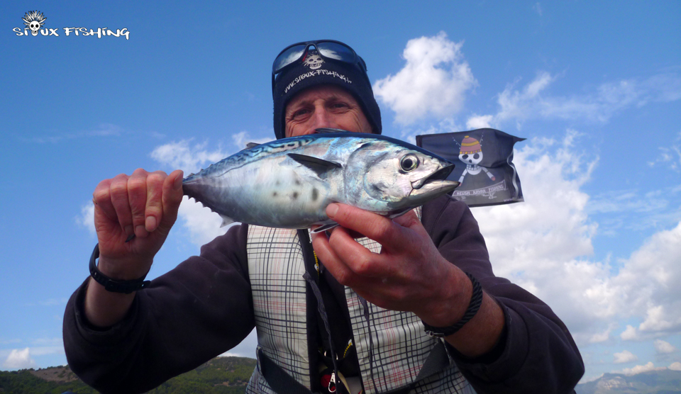 Thonine Pêche Bonite en kayak
