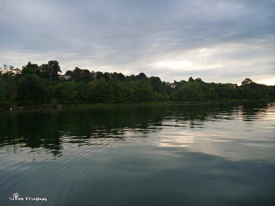 La Saône, avant l'orage