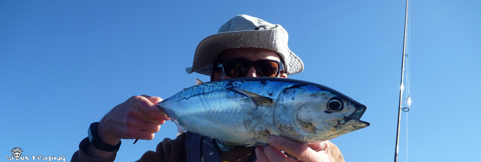 Pêche des bonites en kayak