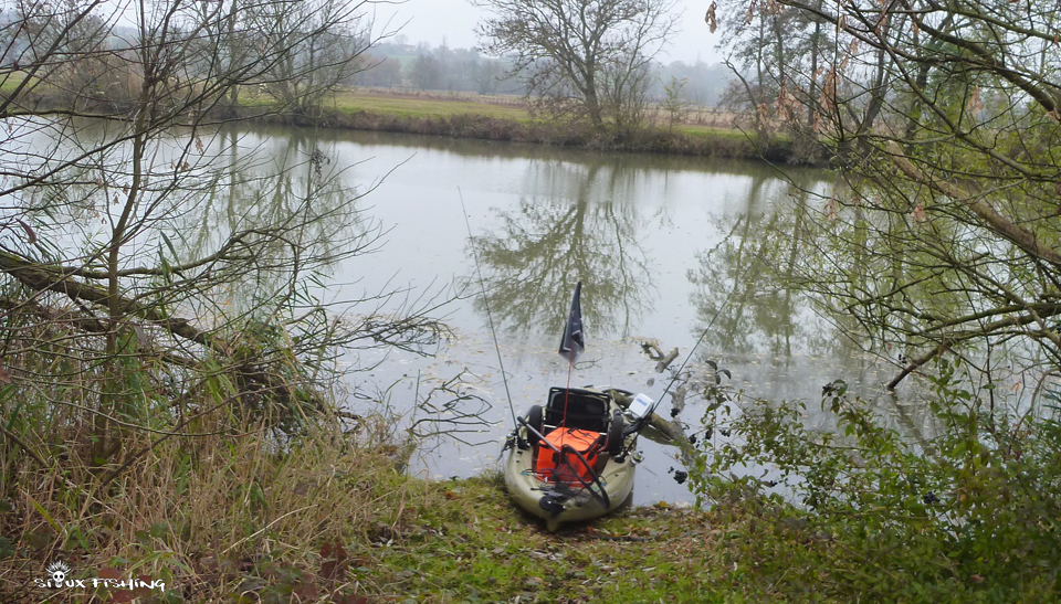 Pêche en Seille en Kayak