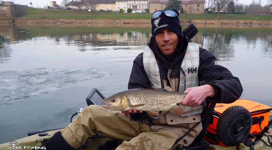 Chevesne de Saône en kayak Chevesne de Saône en kayak
