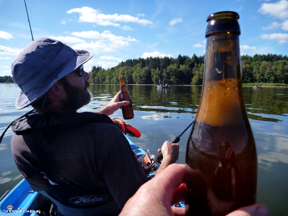 Les Sioux-Pêcheurs en kayak