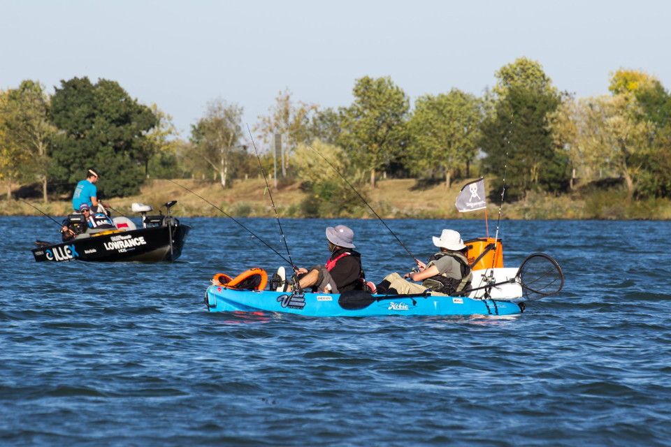 Pêche en kayak sur la Saône