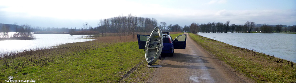 Mise à l'eau en kayak