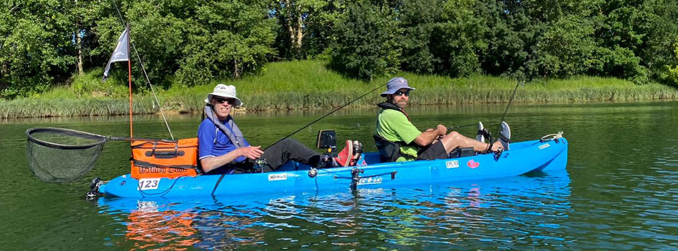 Pêche en kayak en Saône