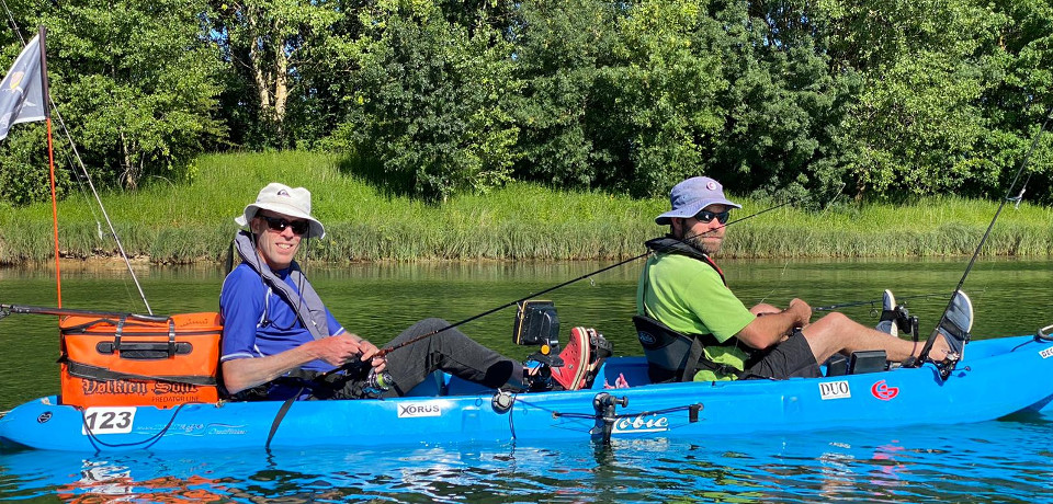 Pêche en kayak en Saône Pêche en kayak en Saône